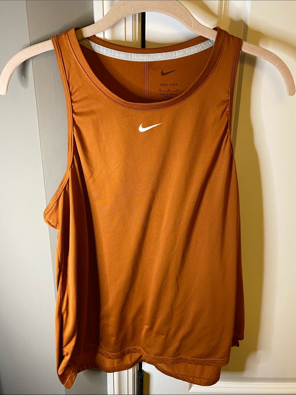 Nike Women's Dri-FIT Burnt Orange Athletic Tank